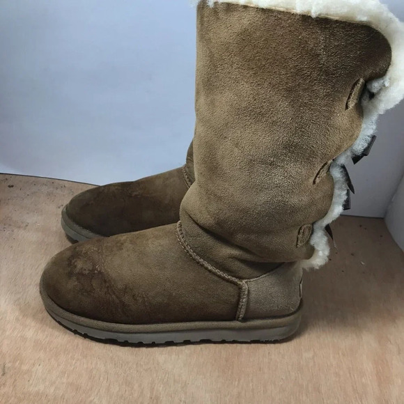 Ugg Womens Australia 1007308 Tall Brown Boots Size 6 - Picture 4 of 8
